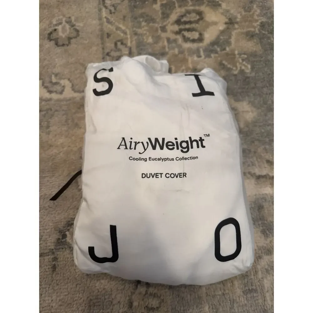 SIJO AiryWeight Eucalyptus Tencel Duvet Cover KING/CAL K NEW $175